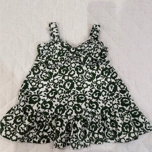 Janie and Jack Baby Girl Green Dress 6-12M